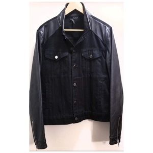 Kooples Jacket with leather sleeves